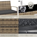 Miniatyrbild 5 av 10: tectake Soffgrupp Sparta i konstrotting Natur