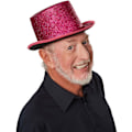 Miniatyrbild 2 av 4: tectake Glitter-cylinderhatt Rosa