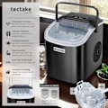 Miniatyrbild 2 av 8: tectake Ismaskin Arctic, 1,2 L, 2 isbitsstorlekar Svart