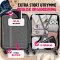 Miniatyrbild 8 av 11: tectake Resväskeset 4 stycken med hårt skal grå