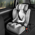 Miniatyrbild 8 av 9: tectake Bilbarnstol Levi, i-Size-godkänd, med ISOFIX Ljusgrå