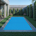 Miniatyrbild 2 av 9: tectake Poolskydd rektangulär - 274 x 549 cm Blå
