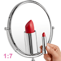 Miniatyrbild 5 av 8: tectake Sminkspegel - 7 x Silver