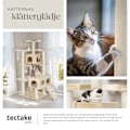 Miniatyrbild 7 av 11: tectake Klösträd katt Knuti Beige