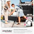 Miniatyrbild 7 av 11: tectake Hopfällbar Campingbordsgrupp Vani i konstrotting Svart