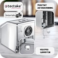 Miniatyrbild 4 av 11: tectake Ismaskin för klara iskuber Silver