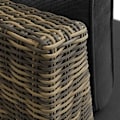 Miniatyrbild 5 av 11: tectake Modulärt loungeset Villanova Aluminiumset 5 2-sits grå