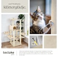 Miniatyrbild 7 av 11: tectake Katt klösträd, klösmöbel Lilou Beige