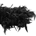 Miniatyrbild 3 av 3: tectake Fluffig fjäderboa Svart