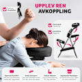 Miniatyrbild 3 av 9: tectake Massagestol i konstläder Svart