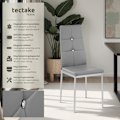 Miniatyrbild 2 av 8: tectake Set matstolar Julien -  Uppsättning om 4 grå