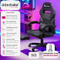 Miniatyrbild 2 av 11: tectake Gamingstol Comodo Svart