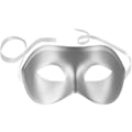 Miniatyrbild 1 av 4: tectake Venetiansk mask, enfärgad ögonmask för maskerad Silver