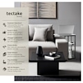 Miniatyrbild 2 av 8: tectake Datorbord Rhea, C-form, med laddstation Vit