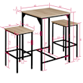Miniatyrbild 6 av 7: tectake Barset Iverness Ljusbrun