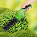 Miniatyrbild 9 av 10: tectake 2-i-1 Grässax Häcksax inklusive batteri Grön