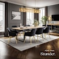 Miniatyrbild 9 av 9: tectake Karmstol Marilyn i guld -  per styck Guld