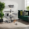 Miniatyrbild 11 av 11: tectake Katt klösträd, klösmöbel Sabrina grå