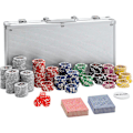 Miniatyrbild 1 av 7: tectake Pokerset -  300 delar Silver