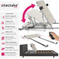 Miniatyrbild 2 av 11: tectake Elektriskt ryggstöd Cosy Glide 110x243x62cm grå