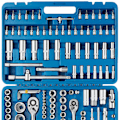 Miniatyrbild 4 av 5: tectake Verktygslåda 171 delar Blå