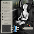 Miniatyrbild 2 av 9: tectake Bilbarnstol Levi, i-Size-godkänd, med ISOFIX Svart