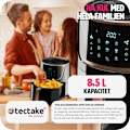 Miniatyrbild 9 av 11: tectake Airfryer Mika 8.5 L Svart
