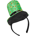 Miniatyrbild 3 av 3: tectake St. Patrick’s Day minicylinderhatt gyllene klöver Grön