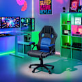 Miniatyrbild 9 av 10: tectake Gamingstol Tyson Blå