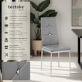 Miniatyrbild 2 av 8: tectake Set matstolar Julien -  Uppsättning om 6 grå