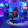 Miniatyrbild 9 av 10: tectake Gamingstol Mike Röd