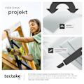 Miniatyrbild 5 av 11: tectake 10 kanalplastskivor Shiny av polykarbonat, kapningsbara - 121 x 60,5 x 0,38 cm Transparent