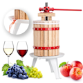Miniatyrbild 2 av 7: tectake Mekanisk fruktpress juicepress - 6 L Röd