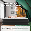 Miniatyrbild 9 av 10: tectake Uppblåsbar luftmadrass AirDreams med elektrisk pump - 200 x 101 x 44 cm Vit