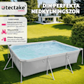 Miniatyrbild 2 av 9: tectake Pool fyrkantig 300 x 207 x 70 cm grå