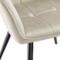 Miniatyrbild 9 av 10: tectake Stol Marilyn, sammet, vadderad -  per styck multifärg