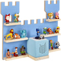 Miniatyrbild 11 av 11: tectake Vägghylla MyLittleStory Fortress för upp till 16 Tonies Blå