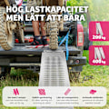 Miniatyrbild 3 av 11: tectake Lastramp Björn, 2-pack, hopfällbara, 400kg lastkapacitet - 186 cm Silver