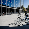 Miniatyrbild 10 av 11: tectake Cykelställ - 5 Silver