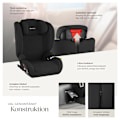 Miniatyrbild 3 av 9: tectake Bilbarnstol Levi, i-Size-godkänd, med ISOFIX Svart