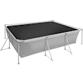 Miniatyrbild 5 av 9: tectake Poolskydd rektangulär - 500 x 800 cm Svart