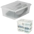 Miniatyrbild 2 av 4: tectake Förvaringslåda 24 pack Transparent