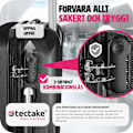 Miniatyrbild 5 av 11: tectake Hårda resväskor i 3-set Svart