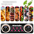 Miniatyrbild 5 av 11: tectake Airfryer Samurai, 2 kokkammare, 7 program, 2400W Svart