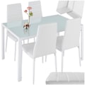 Miniatyrbild 3 av 9: tectake Matgrupp Berlin 4+1 Vit