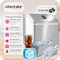 Miniatyrbild 2 av 11: tectake Ismaskin för klara iskuber Silver