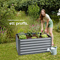 Miniatyrbild 8 av 11: tectake Upphöjd odlingsbädd Salvia galvaniserad Silver