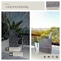 Miniatyrbild 7 av 11: tectake Liten matgrupp Lausanne i konstrotting grå