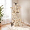 Miniatyrbild 10 av 10: tectake Katt klösträd, klösmöbel Mogli Beige