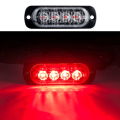 Miniatyrbild 1 av 10: 4st Strobe blinkande varningslampor RÖDA 4ST 4ST Rött Red 4Pcs-4Pcs